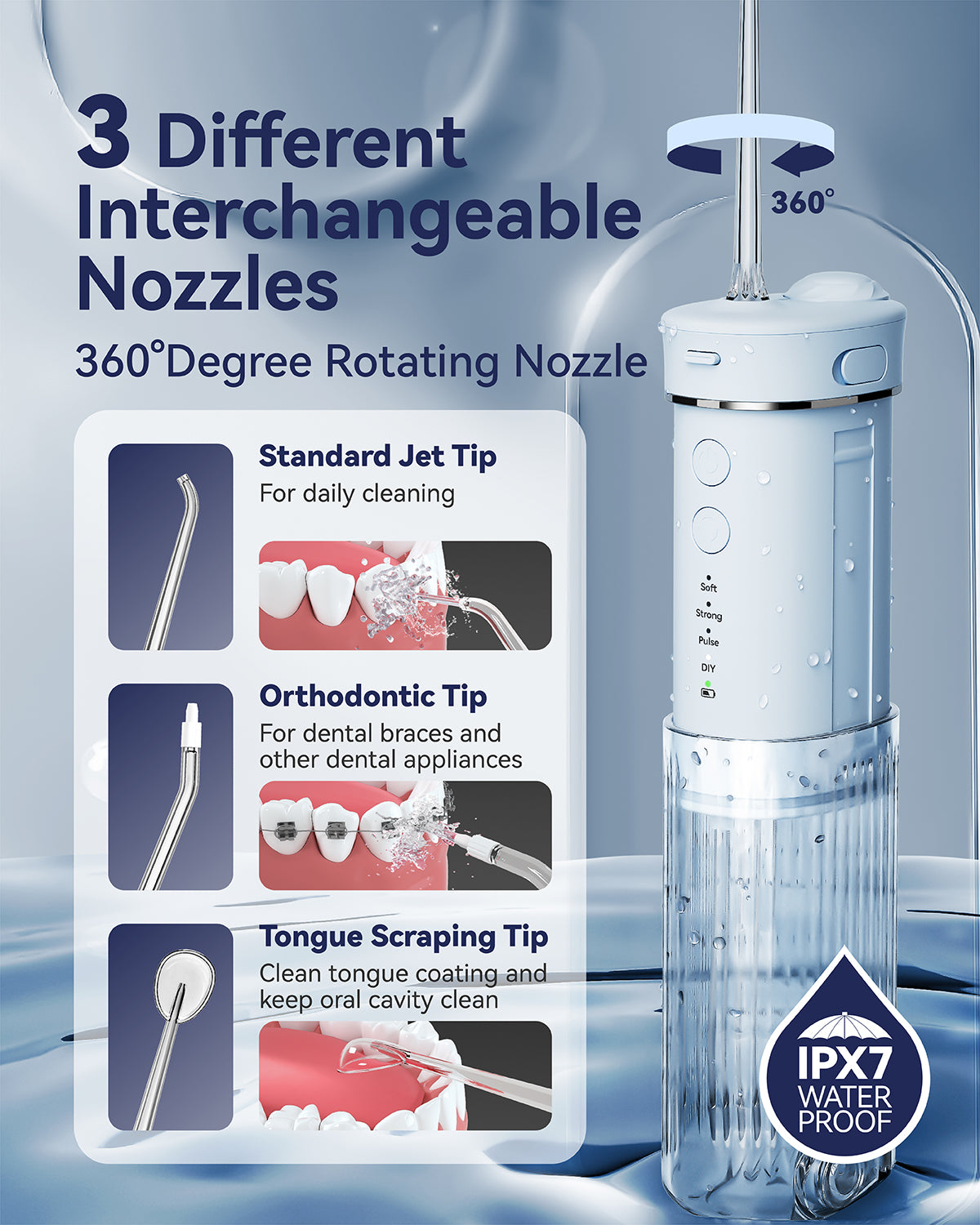 JTF Jet Dentaire Hydropulseur 230ML F200